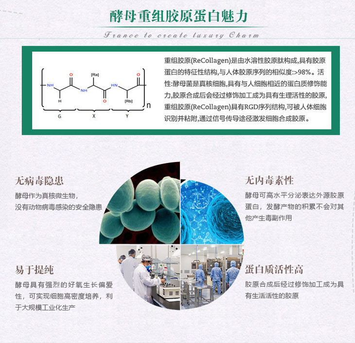 悦可丽酵母重组胶原蛋白液体敷料30ml修复皮肤屏障保湿锁水改善皮炎