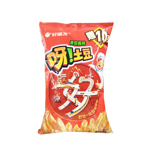 好丽友呀土豆番茄酱味超值装130g