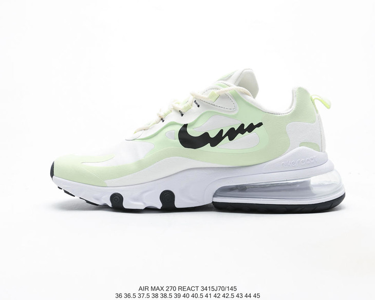 耐克nikemax270react休闲时尚百搭透气舒适个性潮流半掌气垫跑步鞋at