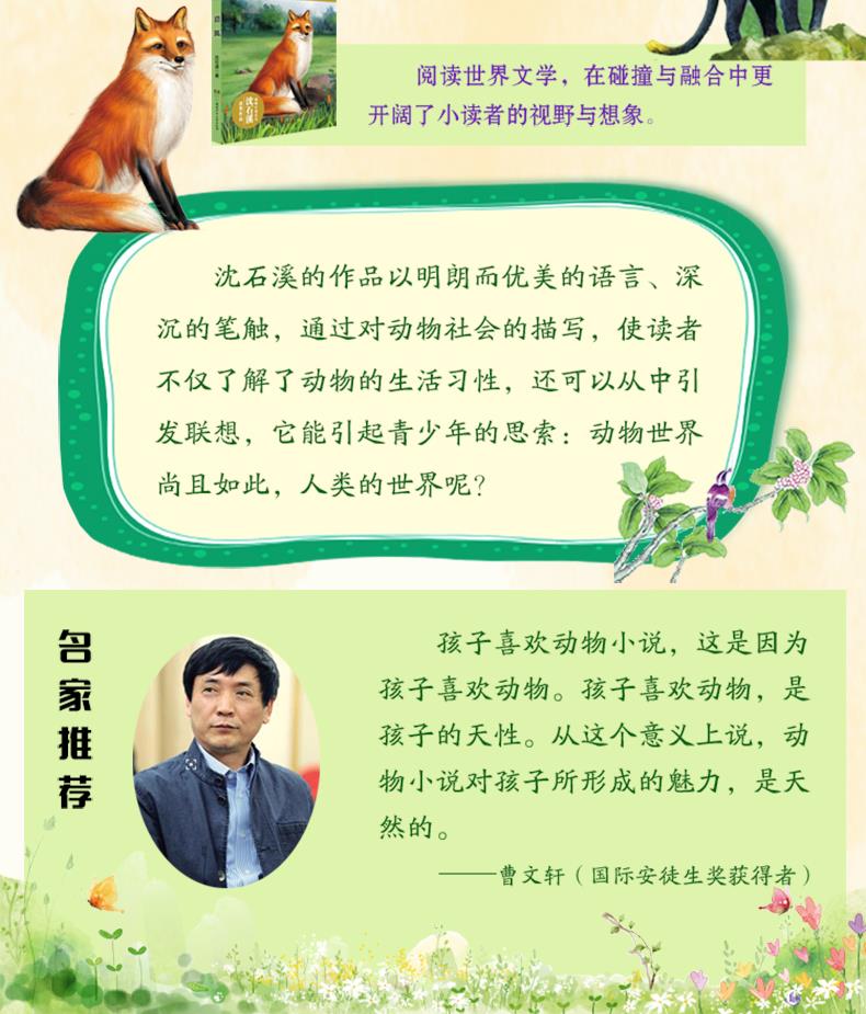 动物小说大王沈石溪获奖作品
