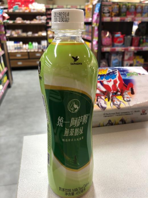 统一煎茶奶绿绿奶茶原味450ml