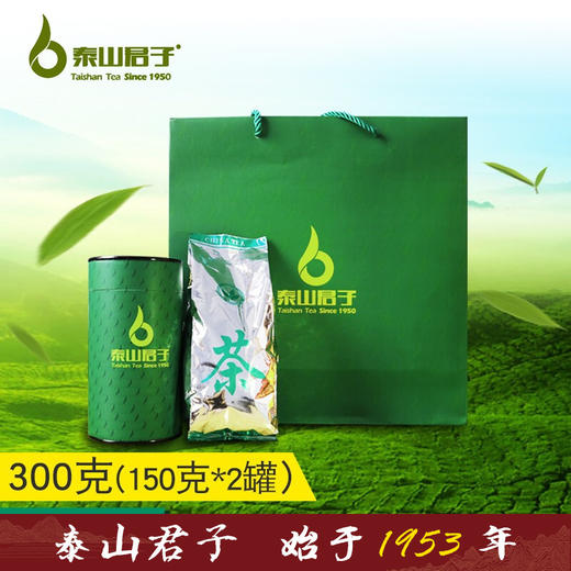 【茗茶】泰山君子茶 泰山绿茶 听绿 150g*2