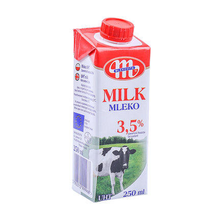 波兰进口妙可维全脂牛奶250ml*12整箱纯牛奶早餐奶饮料品
