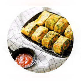 鸡蛋蔬菜厚蛋烧