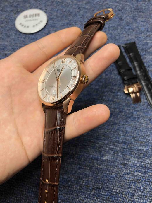 tissot天梭杜鲁尔系列t099玫金款专柜同步版本采用瑞士eta2824全自动