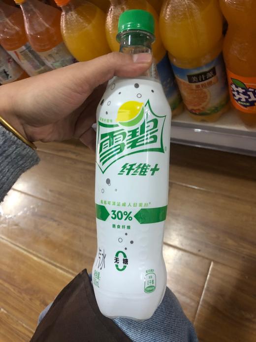 雪碧雪碧纤维柠檬味汽水400mlpet瓶装饮料