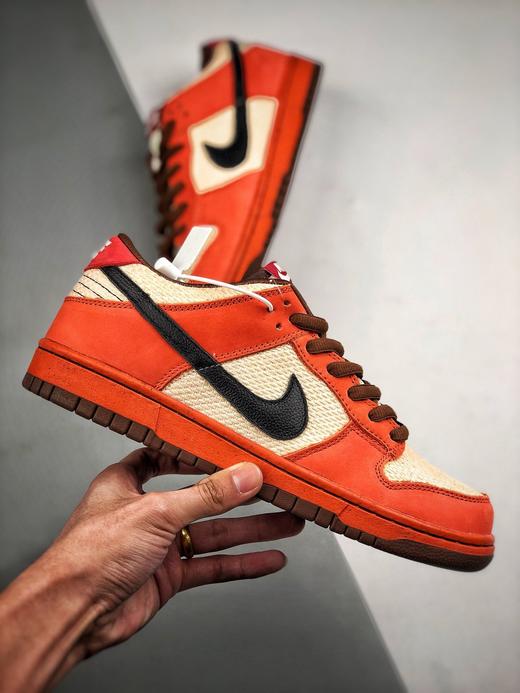 男女鞋 nike dunk sb pro 灰橙编织 内置zoom原版鞋垫