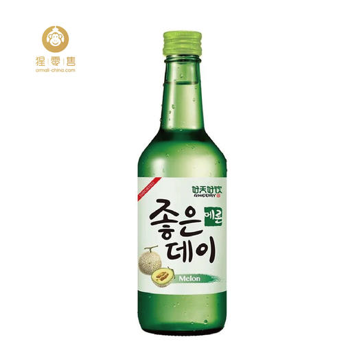 好天好饮goodday韩国烧酒原瓶进口哈密瓜味配制酒135度360ml6瓶