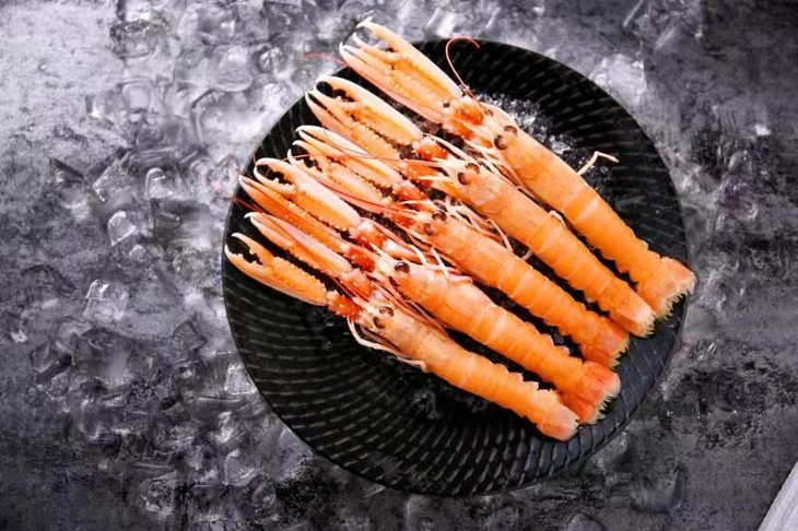 英国刺身海鳌虾约28只盒1kg