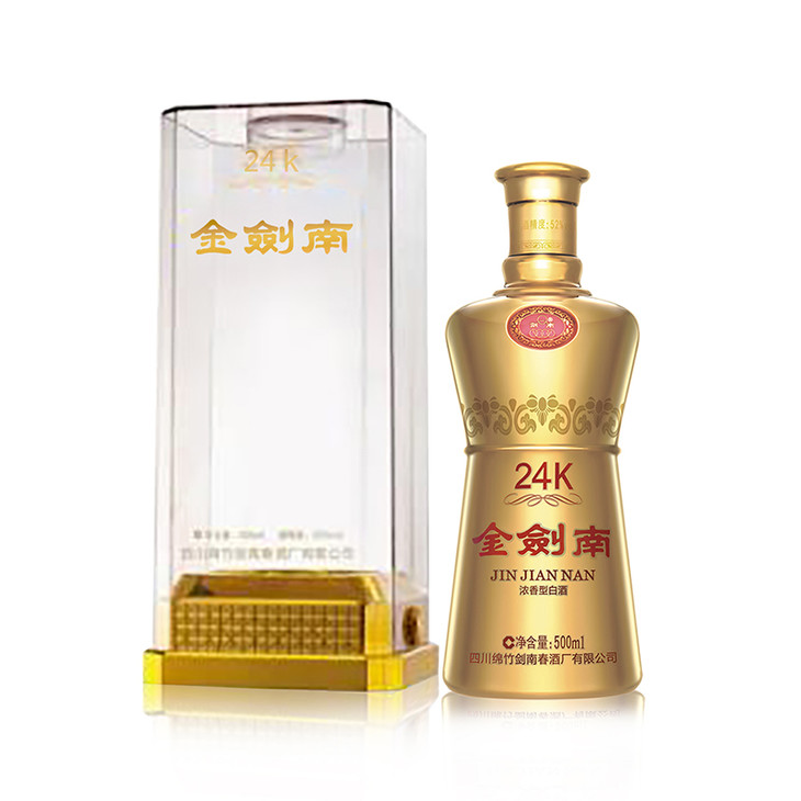 52度剑南春金剑南24k500ml