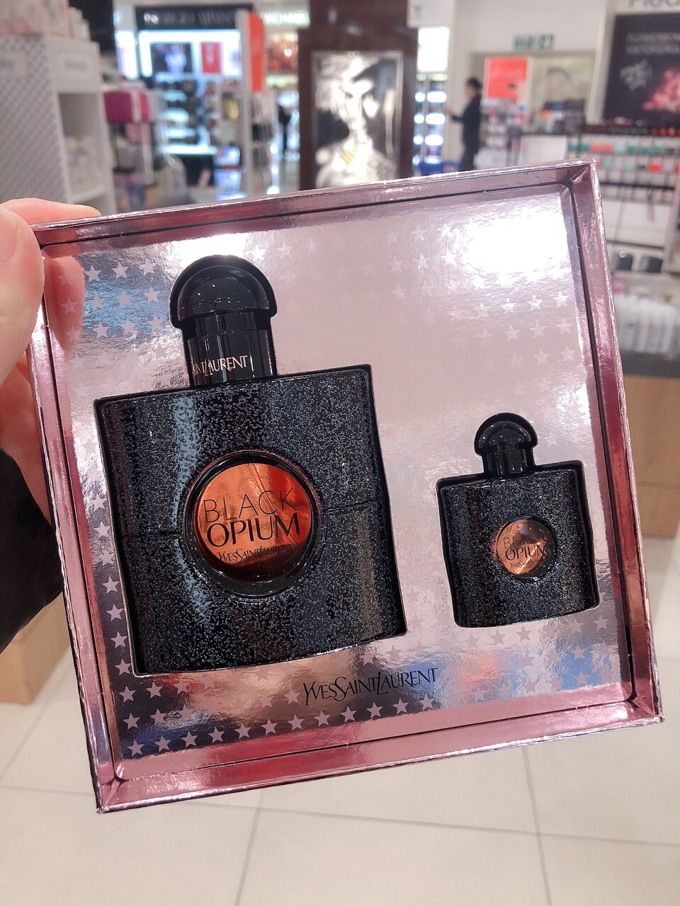 ysl 黑鸦片香水套装 50ml 7.5ml