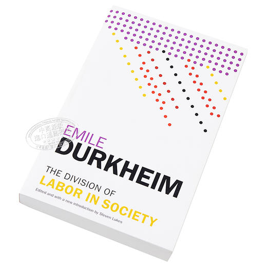 中商原版涂尔干社会分工论 英文原版 The Division of Labor in Society Emile Durkheim