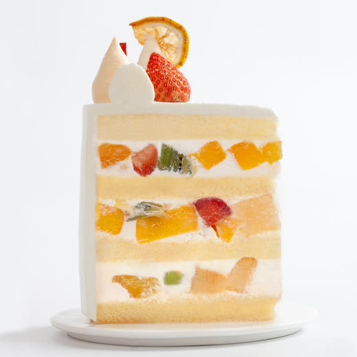 花团锦簇草莓奶油鲜果夹心2磅生日蛋糕
