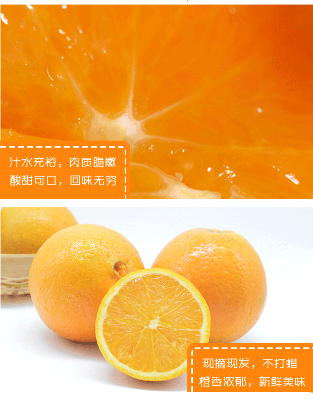 【满满维c】埃及甜橙进口鲜脐橙新鲜水嫩橙子