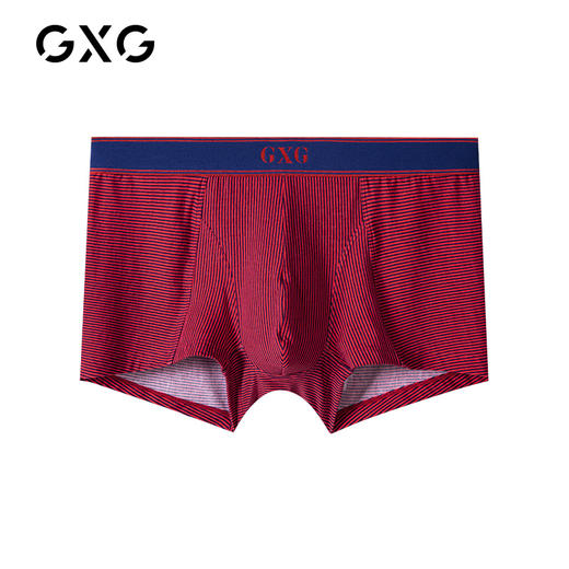 gxg内衣 性感男士潮流印花内裤平角裤青年四角e