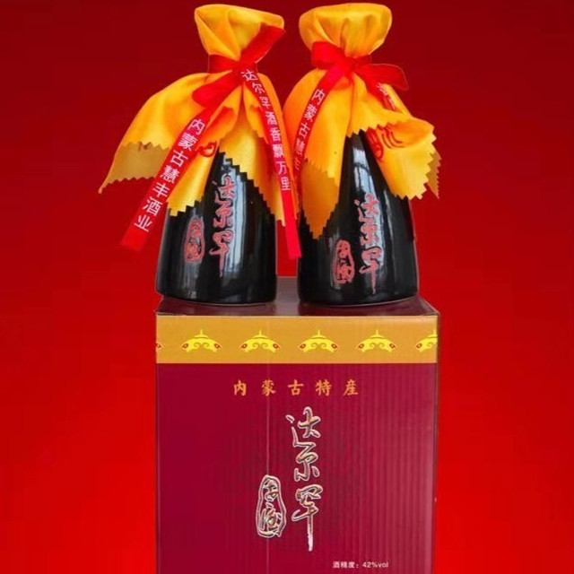 达尔罕老酒42度一盒4壶(0407294)