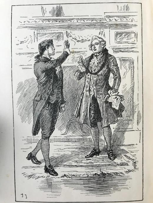 1907年 狄更斯《双城记》 英国画家约翰·杰利科插图 漆布精装大32开