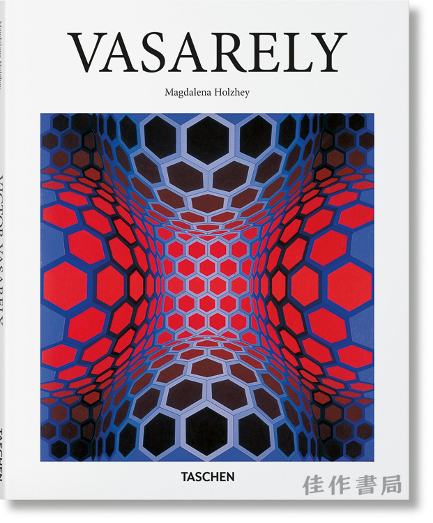 vasarely维克多瓦萨雷利英文原版绘画画册taschenbasicart系列