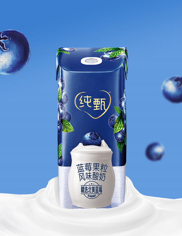 纯甄蓝莓酸奶 件/10盒 网店西比奇严选会员店