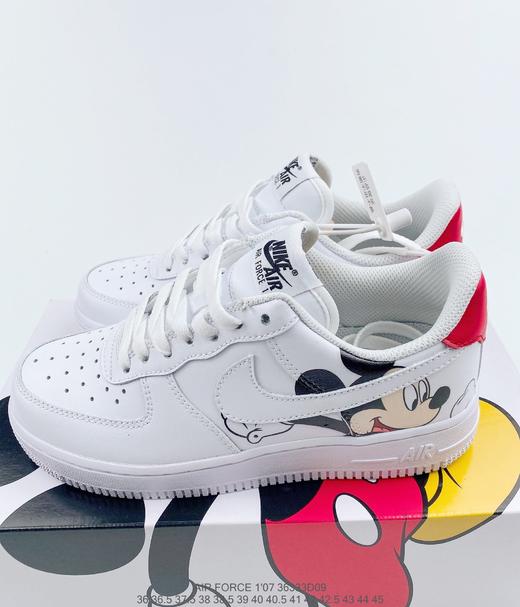 耐克nike air force 1 mid "07 lj迪斯尼米老鼠空军一号低帮百搭休闲