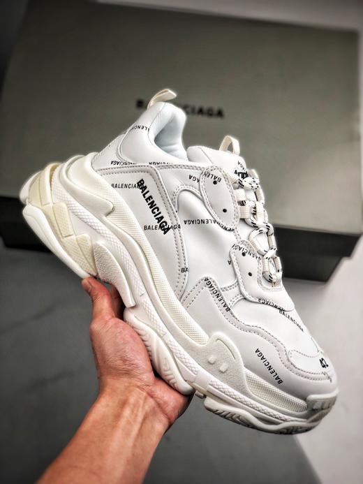 男女鞋 balenciaga triple s 纯白弹幕老爹鞋 巴黎世家