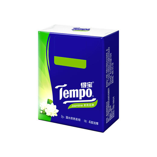 【宋茜同款】tempo得宝纸巾茉莉花味手帕纸4层36包 纸巾小包便携装