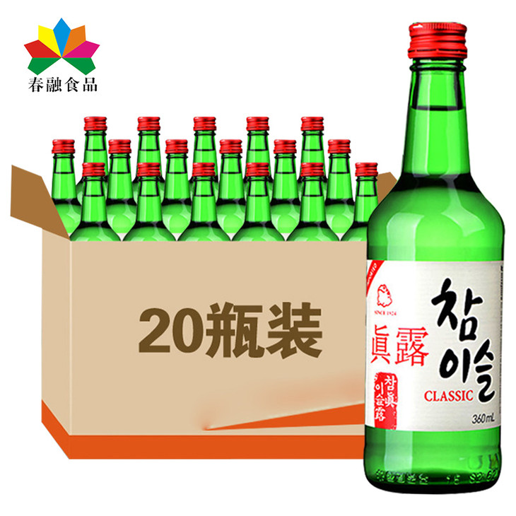 真露烧酒(韩国原装进口)利口酒13%vol(4种口味可选)