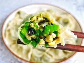  韭菜鸡蛋水饺