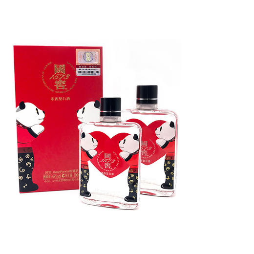 泸州老窖酒名堂52度国窖1573heartpanda熊猫酒2019汉儿版100ml2