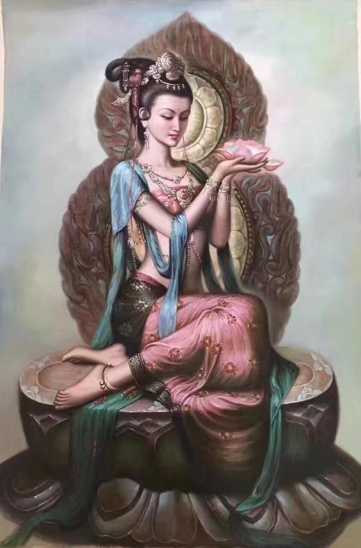 敦煌壁画油画不含框