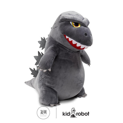 kidrobotgodzilla哥斯拉官方正品毛绒玩具