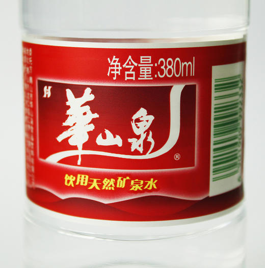 华山泉支装矿泉水箱380ml24支