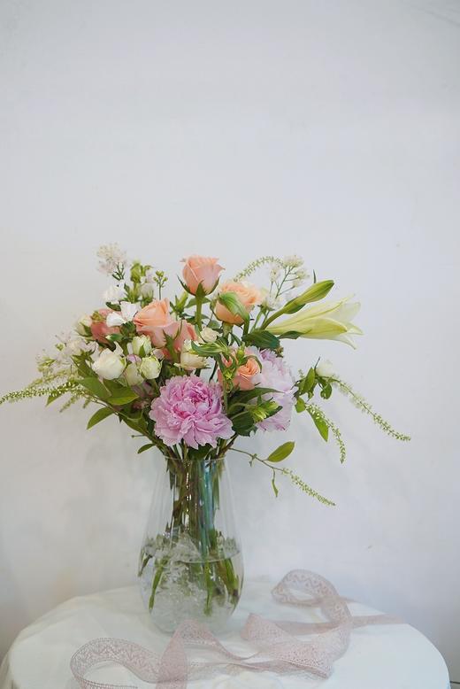 【花姐花艺母亲节花礼】进口芍药#沙拉优选#瓶花280元