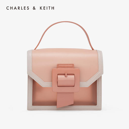 charleskeith小ck包包2020春季新品方扣拆带饰手提单肩包女ck250