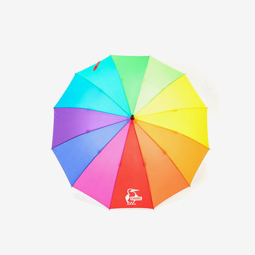 chumsboodyrainbowumbrella彩虹色长柄雨伞