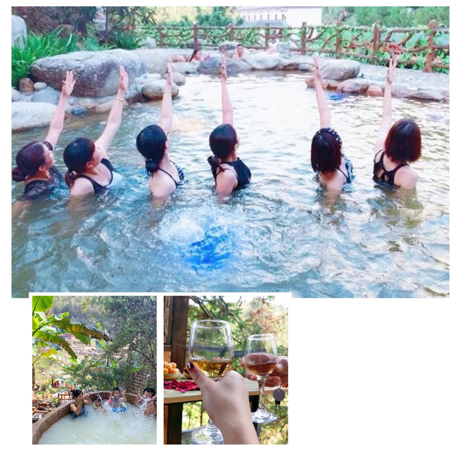 8元感受热水河漂流 热水寨山谷温泉!汝城热水温泉漂流