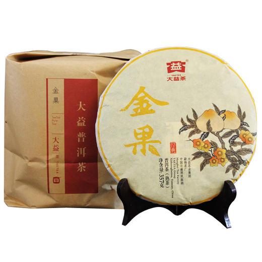 云南大益普洱茶熟茶 2016年1601批金果 357克饼茶 勐海茶厂茶叶