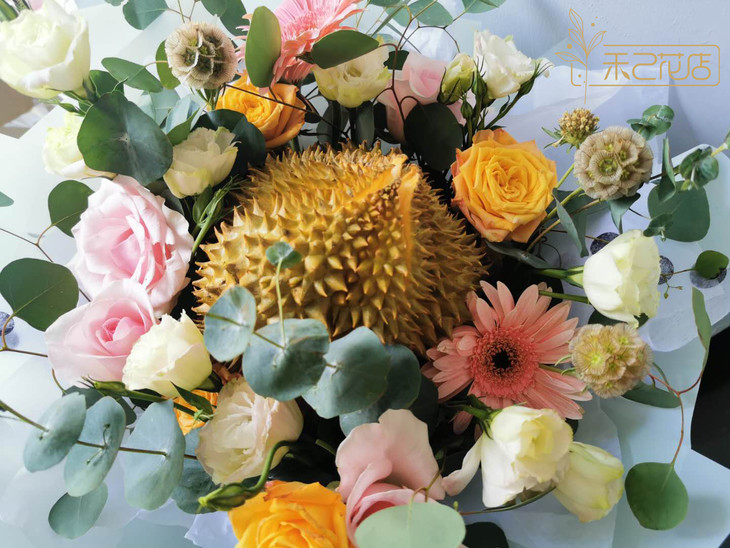 母亲节 榴莲花束【dare u】鲜花部分不可食用