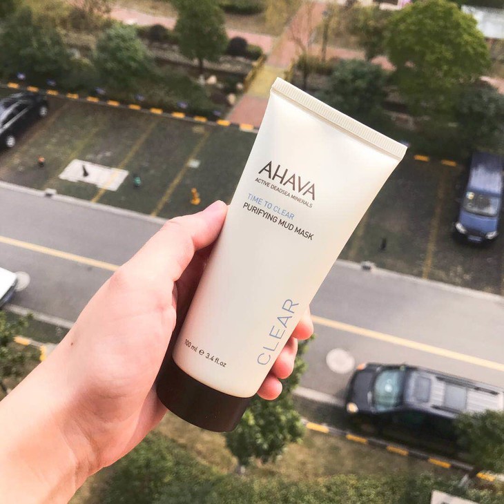 2分钟高效清洁面膜以色列ahava死海泥面膜100ml