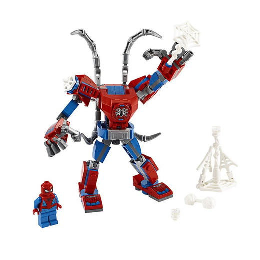 乐高lego积木超级英雄系列2020年3月新品6岁蜘蛛侠机甲76146