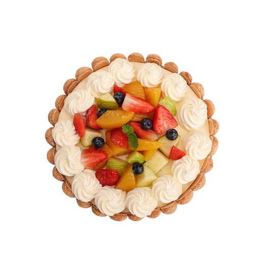 田园の旅行freshfruitcreamcake手指饼干奶油蛋糕