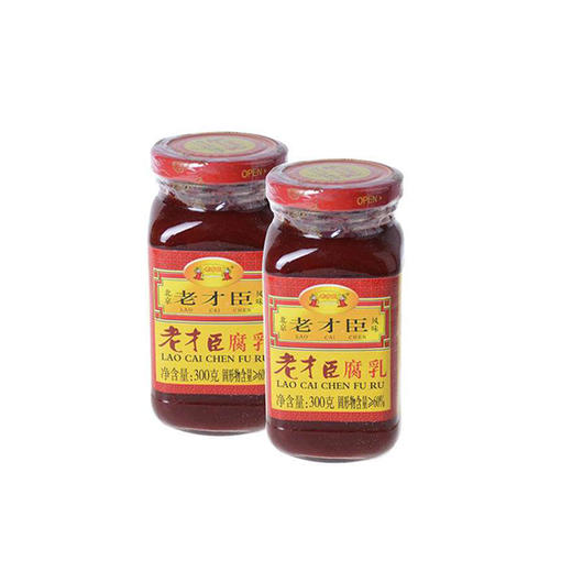 老才臣红腐乳(300g/单瓶)