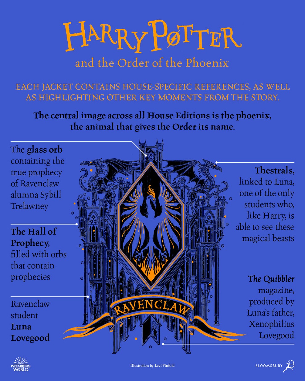 英文原版 harry potter and the order of the phoenix ravenclaw
