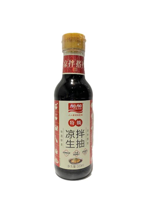 加加特级凉拌生抽500ml1瓶优选直供