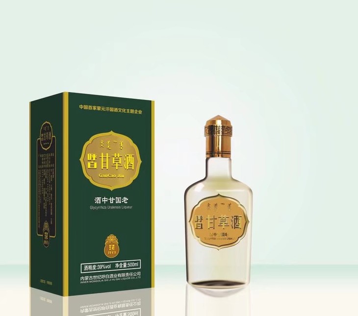 【电信福乐购】世纪呼白甘草酒 500毫升/瓶