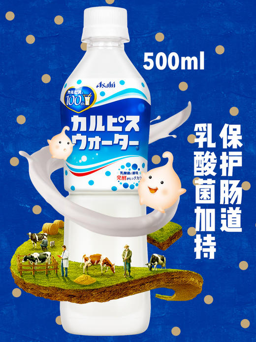 calpis可尔必思乳酸菌饮料瓶装500ml