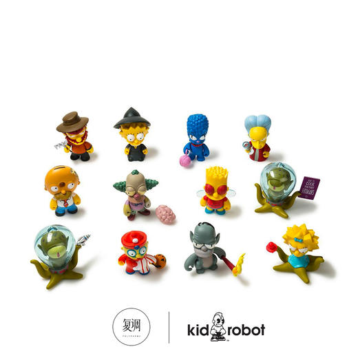 kidrobot 辛普森 simpsons 恐怖树屋系列 盲盒