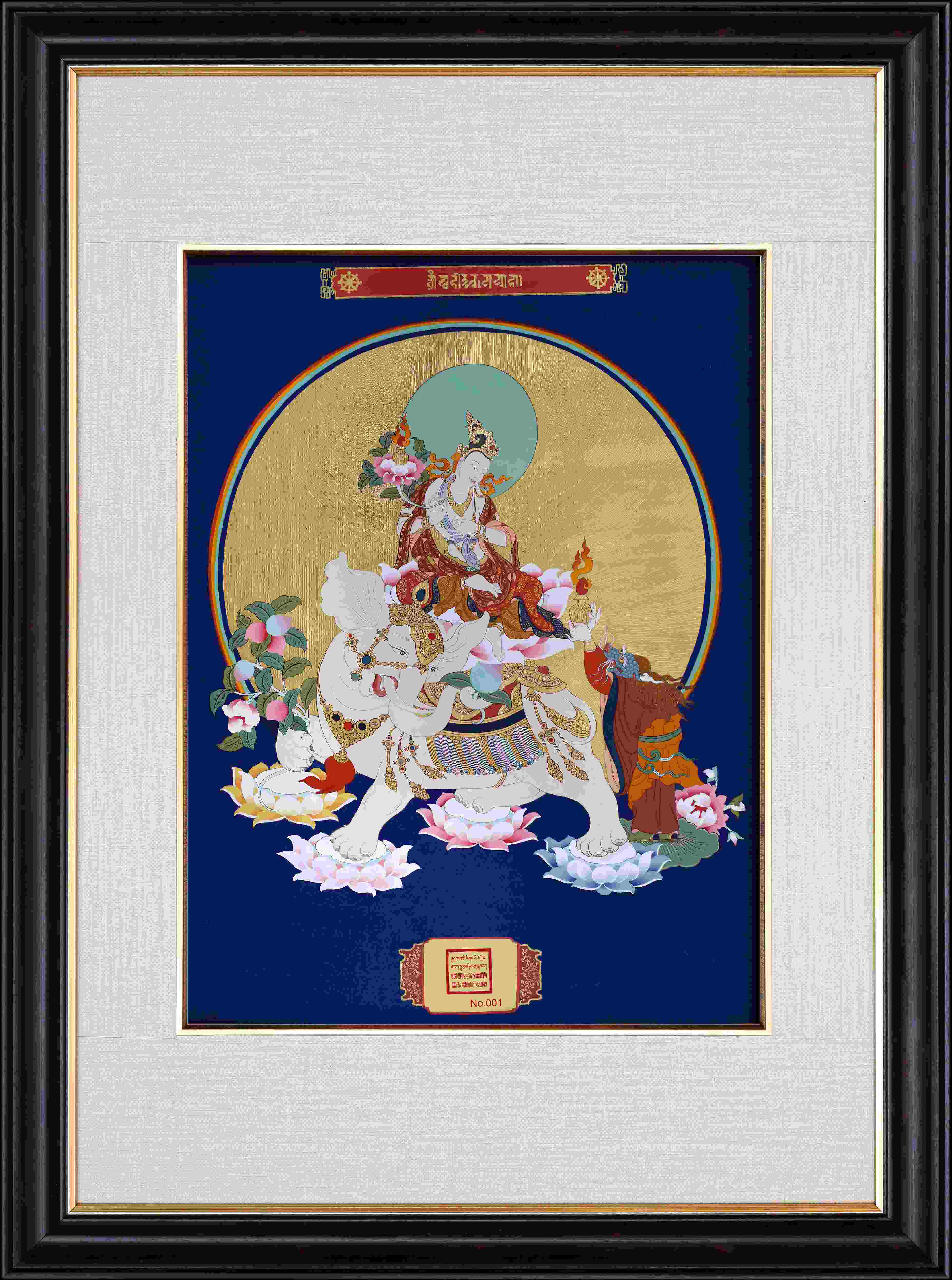 桑杰本原创唐卡《十二生肖本命佛》全套12幅