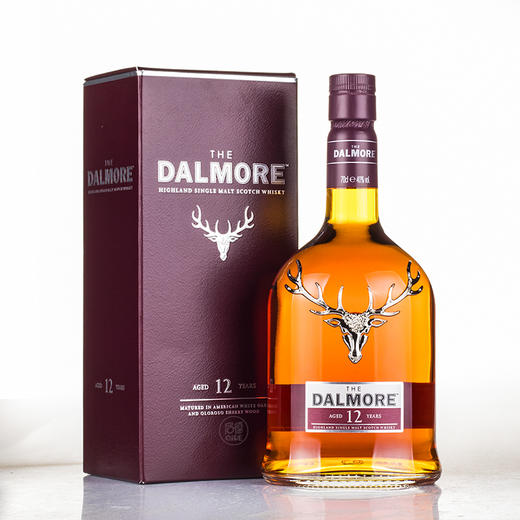 dalmore达尔摩12年帝摩大摩单一麦芽纯麦威士忌