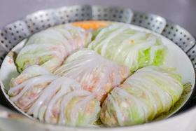 白菜鲜肉卷